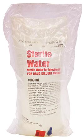 STERILE WATER INJECTION BG 1000ML - STERILE WATER INJECTION BG 1000ML - Image 1