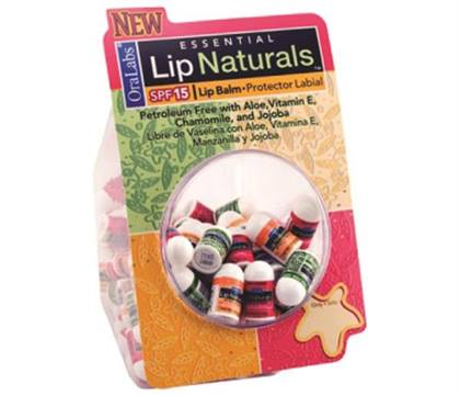 Lip Naturals Lip Balm Assorted 100 Count Display - Lip Naturals Lip Balm Assorted 100 Count Display - Image 1