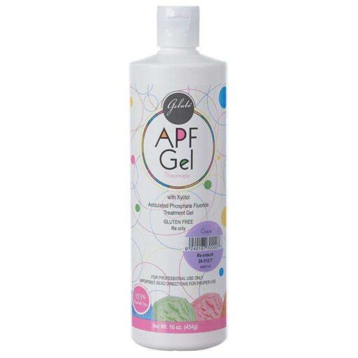 Gelato 60 Second Fluoride Gel 1.23% APF Grape 16oz/Bt thumbnail 10