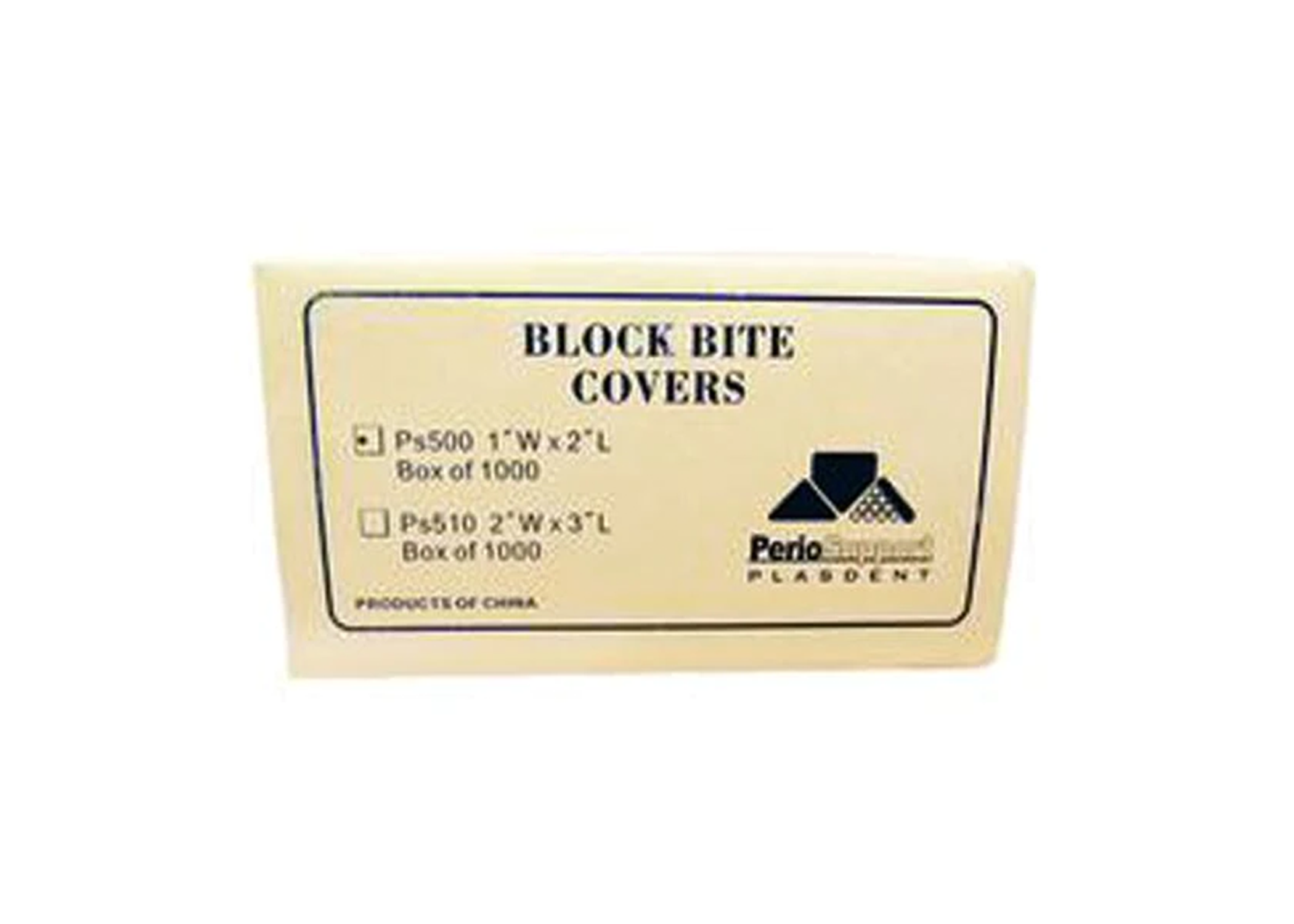 Bite Block Covers, Clear, 1" x 2", 1000/Pk, PS500 thumbnail 13