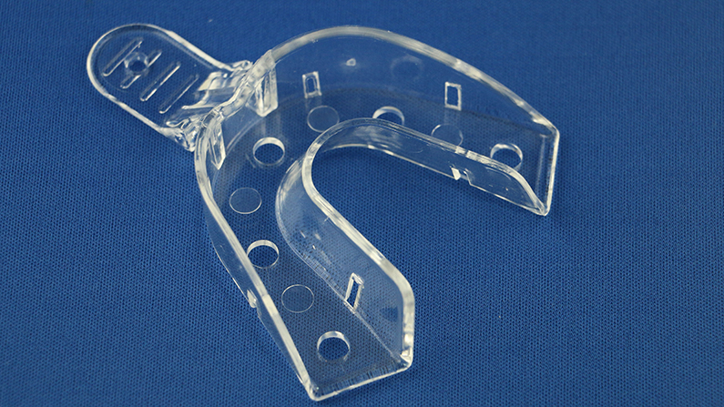 Crystal Tray Disposable Impression Tray Solid 9S Large Lower 12/Pk thumbnail 3