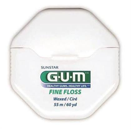 -GUM Fine Floss Waxed 60YD (12) product image