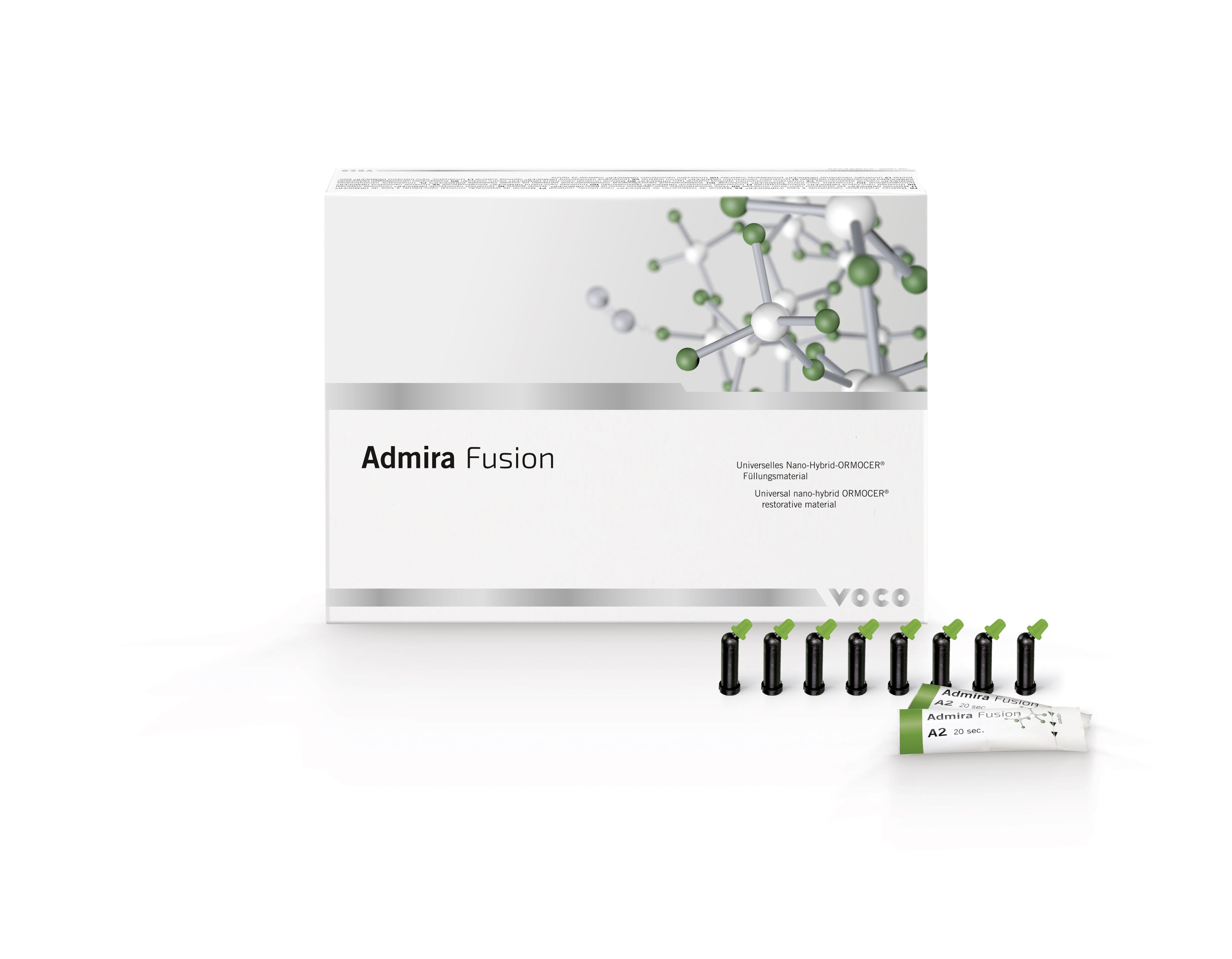 Admira Fusion Nanohybrid Ormocer Composite, Light-Cure, Capsule Refill, 0.2 g, Universal Viscosity, D3, 15/Pk, 2796 thumbnail 4