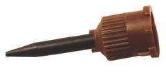 ACTIVA Automix Syringe Tips, Tapered, Brown/Black, 5 ml, 20/Pk, A20 image