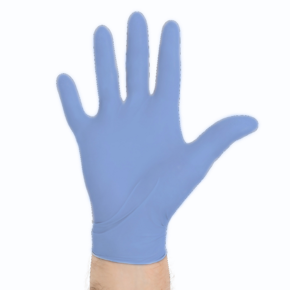 AquaSoft Nitrile Exam Gloves, Powder-Free, Large, 300/Box product image