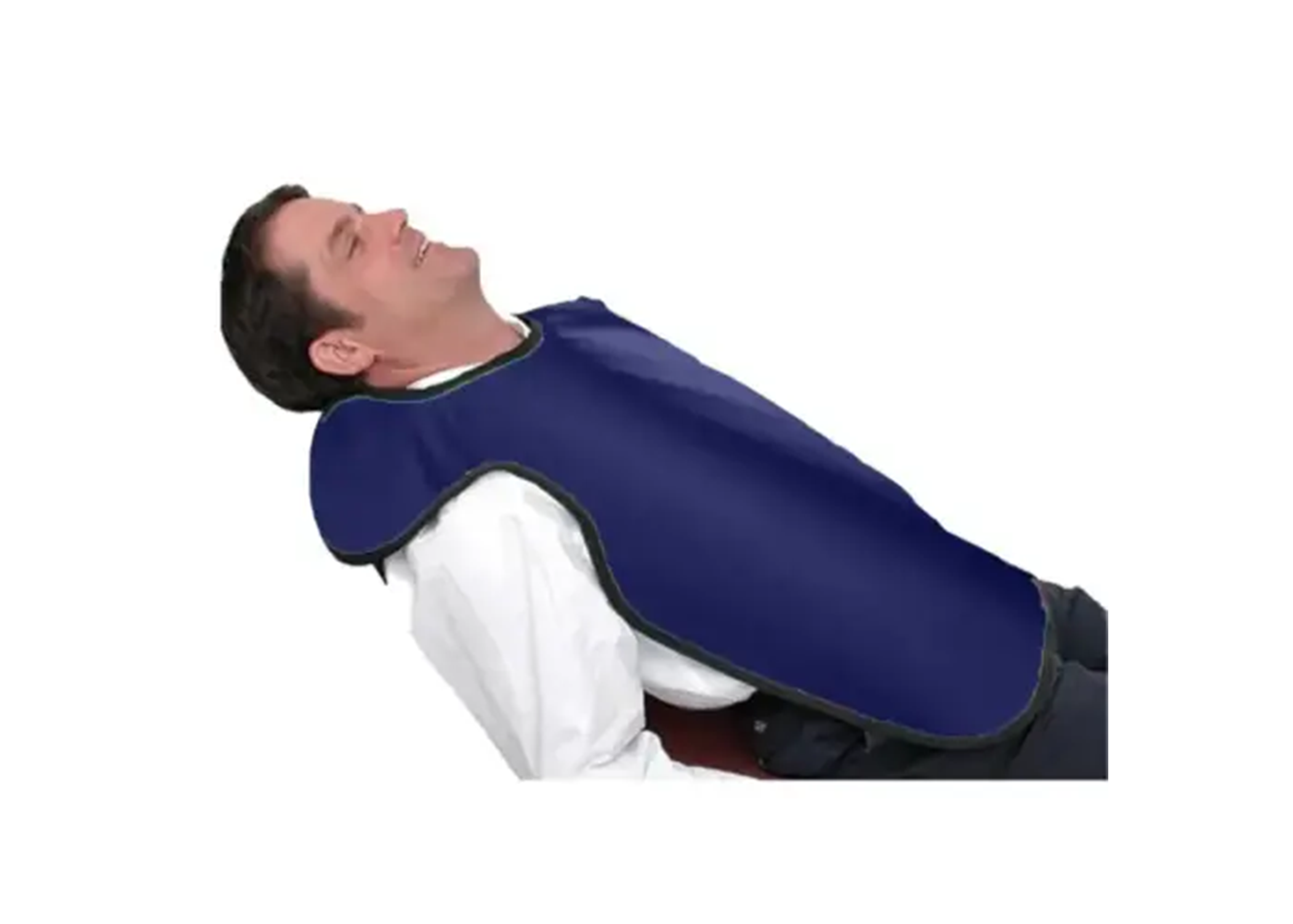 Adult Apron Navy Blue LEAD 24" product image