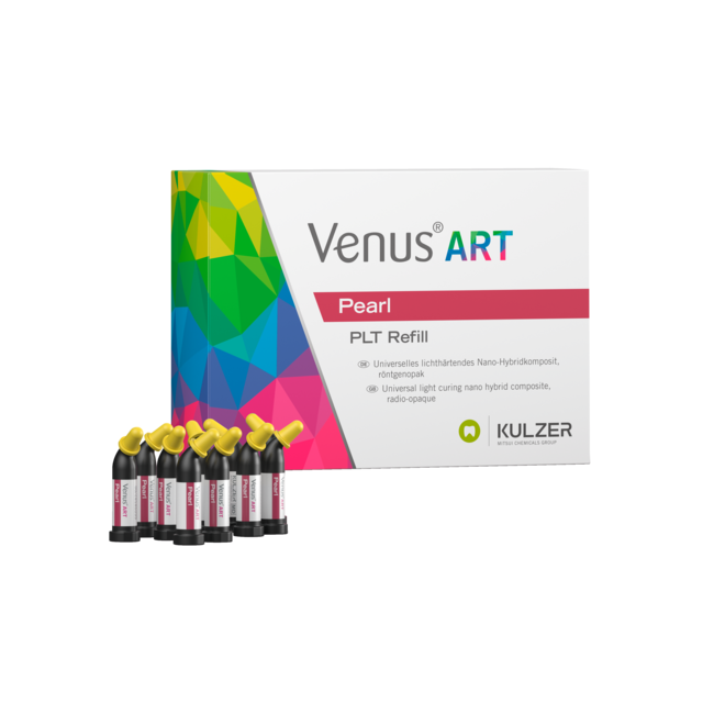Venus Pearl Universal Composite YO (Yellow Opal) PLT Refill 10/Bx thumbnail 7