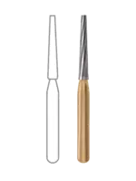 Midwest® #7204 T&F Carbide Bur Taper Cone FG Pack of 2 thumbnail 3