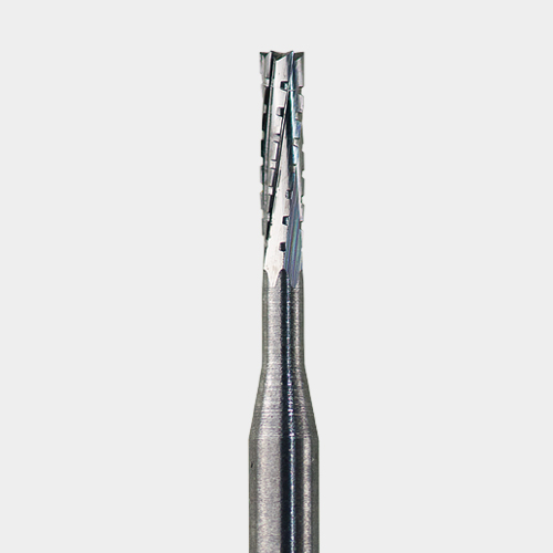 NeoBurr Operative Carbide Burs, FG, Straight Fissure Cross Cut, # 557L, 1.0 mm, 50/Pk, FG557L image