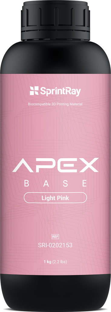 Apex Base Resin Light Pink 1Kg/Bt thumbnail 3