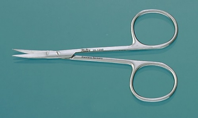 Iris Scissors Curved 3-1/2" Stainless Steel Ea thumbnail 3