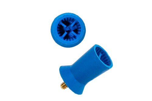 Prophy Cups Soft Ribbed / Webbed Screw Type Royal Blue Latex-Free Unscntd 144/Bg thumbnail 3