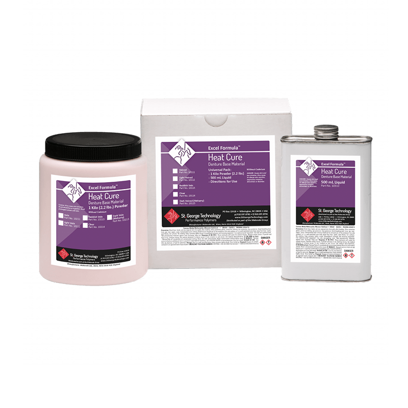 Excel Formula® Heat Cure Powder Light Veined 1kg / 2.2lbs thumbnail 7