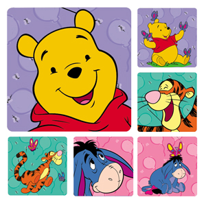 Stickers Pooh & Friends Assorted 100/Rl thumbnail 7