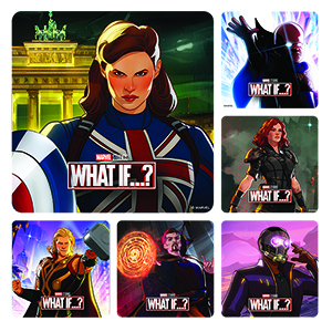 Stickers Marvel\'s What If Assorted 100/Rl thumbnail 2