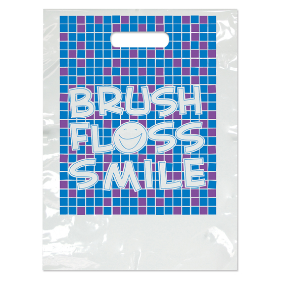 2-Color Bags Brush Tile White 9 in x 13 in 100/Pk product image