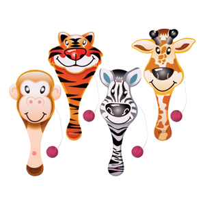 Toy Paddleball Animals Assorted Colors 24/Pk thumbnail 2