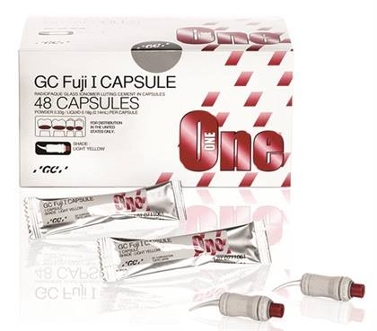 Fuji I Radiopaque Glass Ionomer Luting Cement, 1:1 Complete Kit, Light Yellow, 1/Pk thumbnail 12