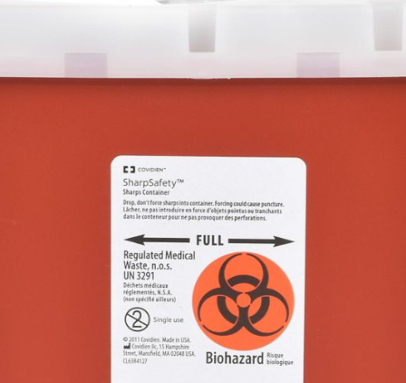 Sharps 2.2qt Red - Sharps 2.2qt Red - Image 1