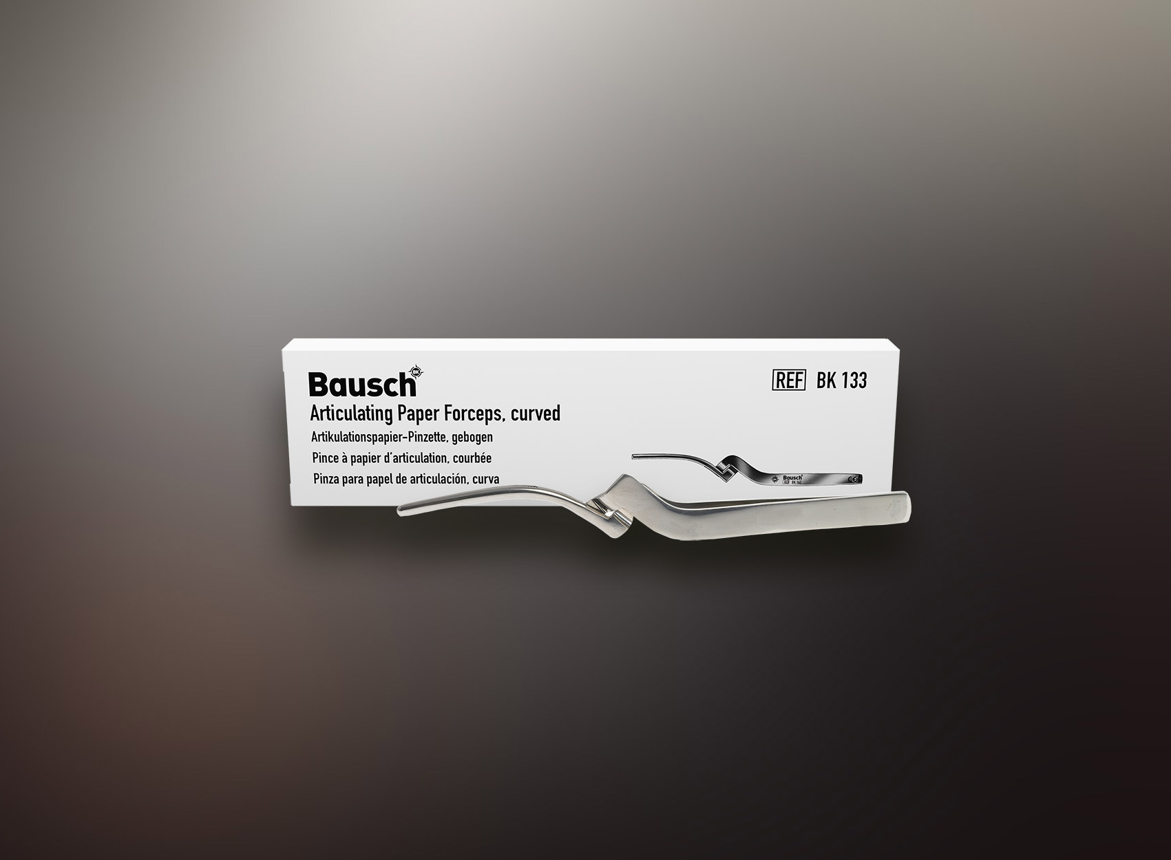 Paper Forceps Curve Stainless Sterilizable product image