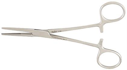 Hemostatic Forceps, Kelly, Straight, 5.5", 1/Pk image