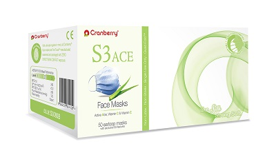 S3 ACE Earloop Face Masks, ASTM Level 2, Blue, 50/Pk, S3080B thumbnail 12