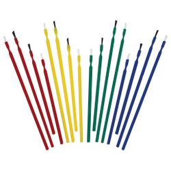 Bendable Brush Applicators, Combo Pack, Half Regular (Black Bristle)/Half Fine (White Bristle), 144/Pk, 204005 thumbnail 2