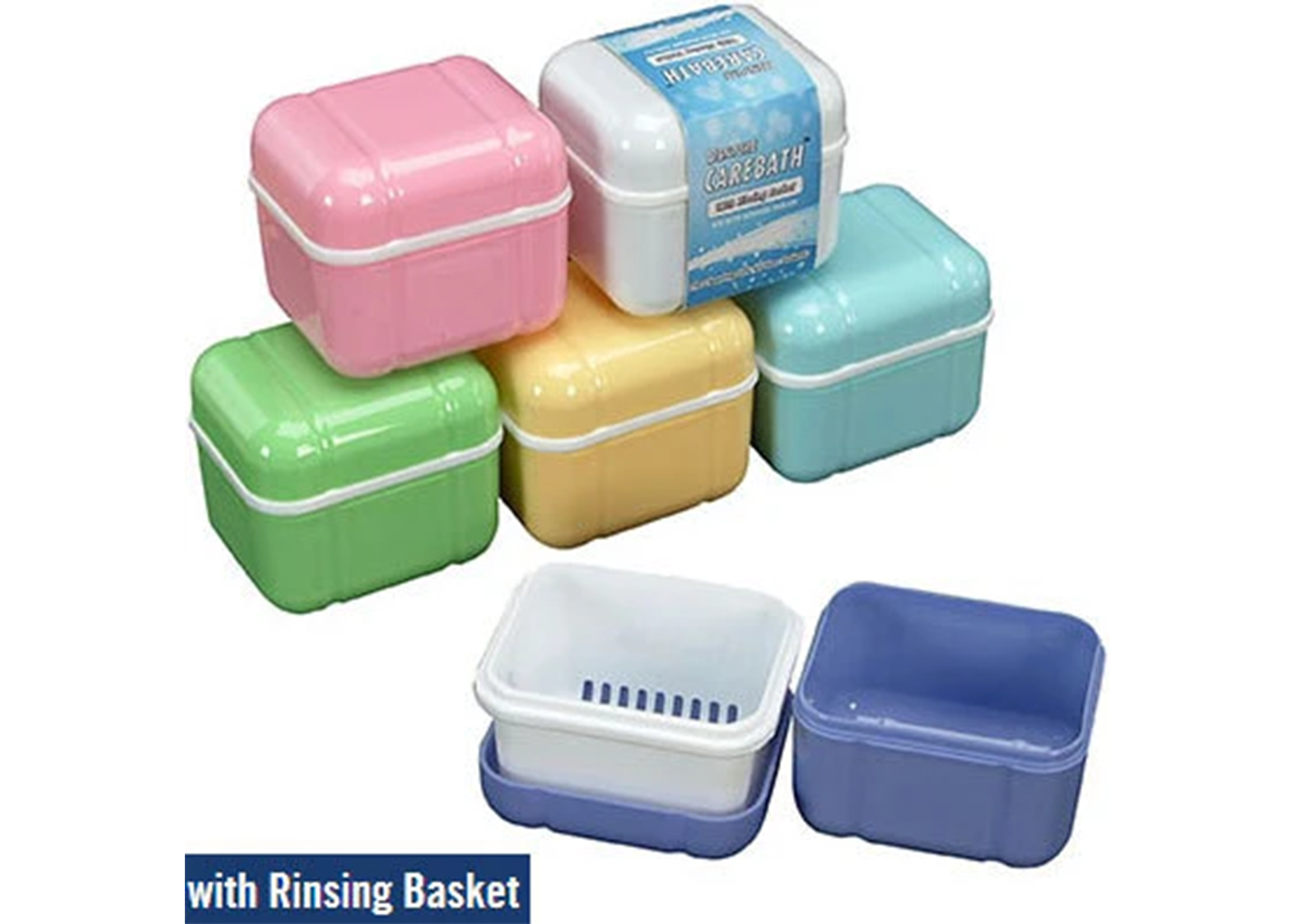 Denture Carebath™, 12/Pkg - Sleeping Pink - Denture Carebath™, 12/Pkg - Sleeping Pink - Image 1