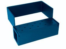 Bur Block Aluminum 14 Hole Blue Swivel Top Ea thumbnail 5