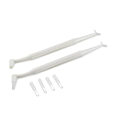 Brush Tips White with 2 Handles 100/Pk thumbnail 2