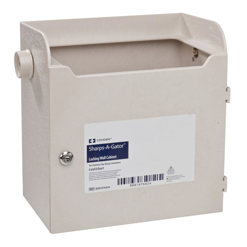 Locking Sharps Wall Bracket 7.5"x6.5"x10 thumbnail 2