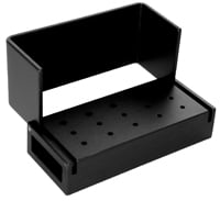 Aluminum Bur Block, RA, 15 Holes, Black, 1/Pk, AB310-1B image