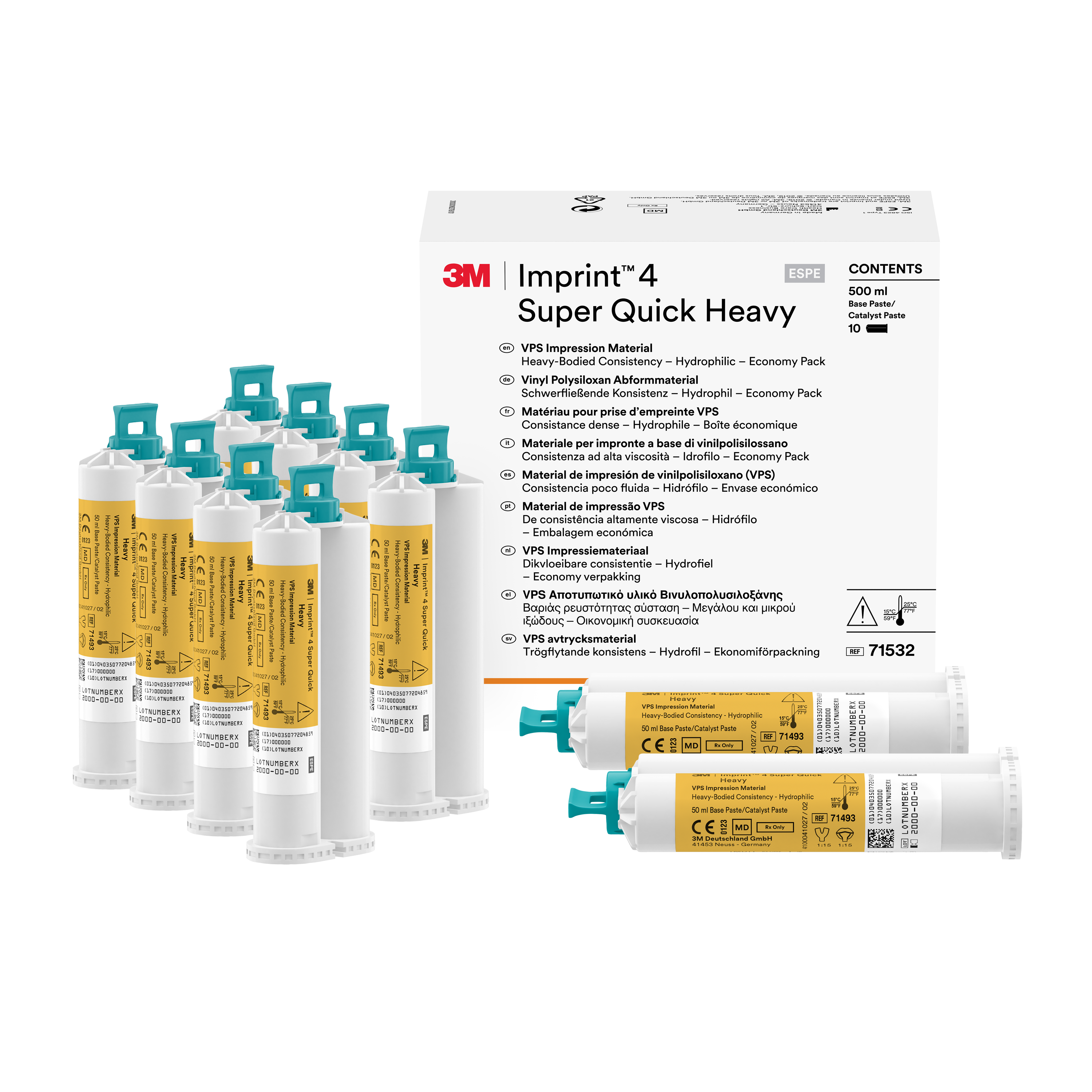 Imprint 4 Garant Bite Registration Material, Super Quick Heavy Economy Tray Material, 50 ml, 10/Pk, 71532 thumbnail 13