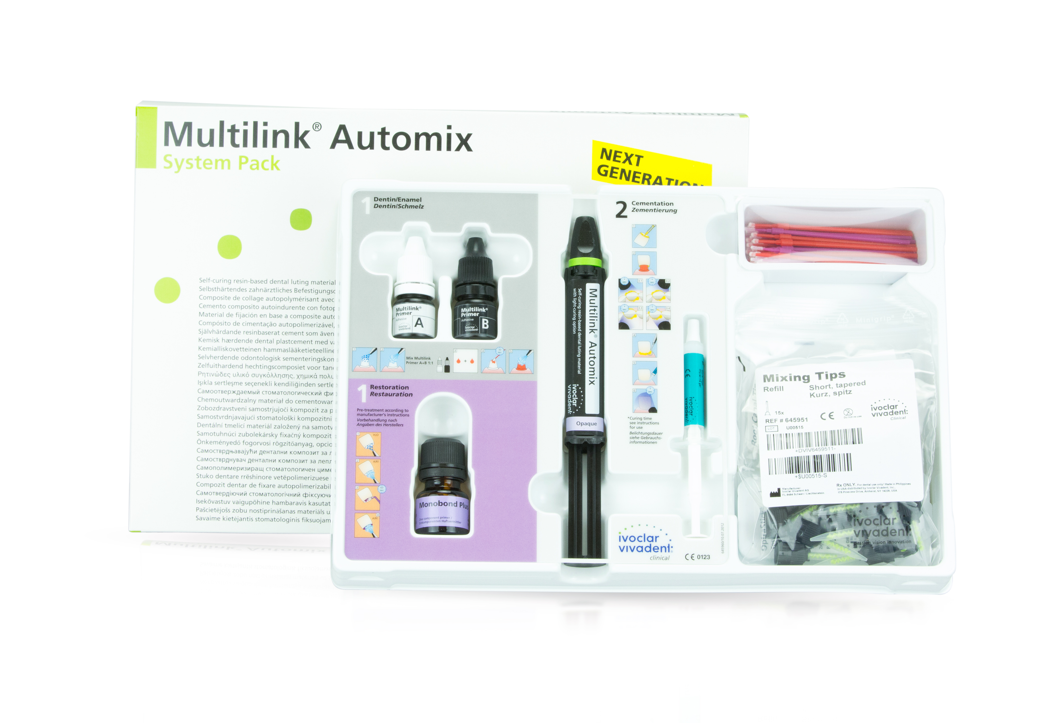 Multilink Automix Easy System Pack, White Opaque, 1/Pk, 627472 - Multilink Automix Easy System Pack, White Opaque, 1/Pk, 627472 - Image 1