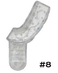 Impression Tray Clear #8 UL/LR (12) - Impression Tray Clear #8 UL/LR (12) - Image 1
