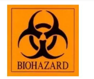 Biohazard Label 1.25"x1.25" 100/Pack 510-18000100 thumbnail 2