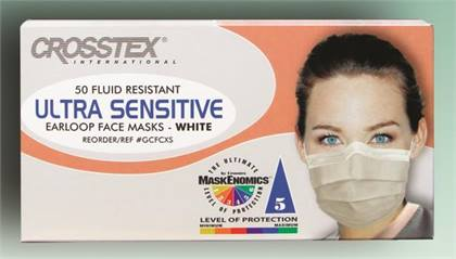Ultra Sensitive FogFree Earloop Masks, ASTM Level 3, White, 40/Pk, GCFCXSF thumbnail 14