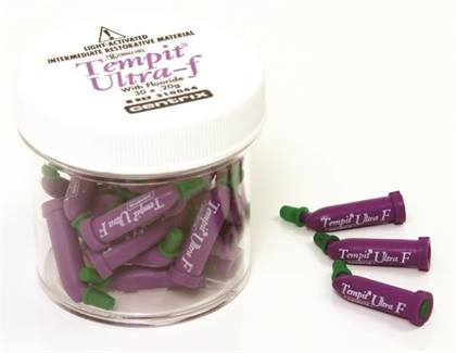 Tempit Ultra-F Temporary Filling Material, Refill Tips, 0.20 g, 30/Jar, 310064 image