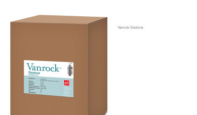 -VANROCK DIESTONE 25LB PAIL W/ SCOOP & H2O VIAL image