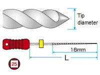 #45 White Mani K-Files 25mm Pack of 6 - #45 White Mani K-Files 25mm Pack of 6 - Image 1