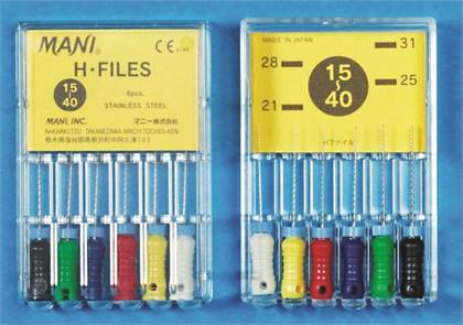 #55 Red Mani Hedstrom Files 21mm Pack of 6 - #55 Red Mani Hedstrom Files 21mm Pack of 6 - Image 1