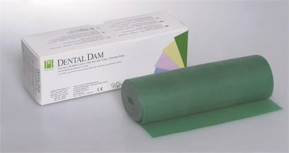 -Rubber Dam Roll 6" x 18 Feet Medium Green - -Rubber Dam Roll 6" x 18 Feet Medium Green - Image 1