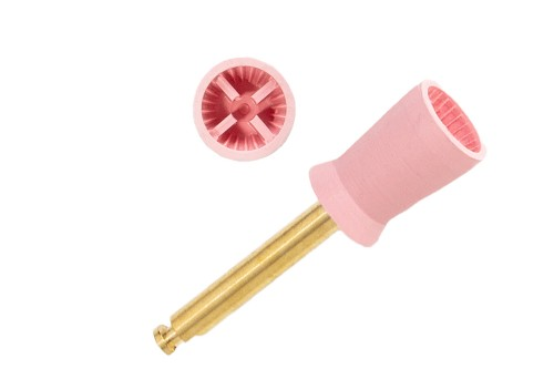 Prophy Cup Latch Rib & Web Pink Strawberry (144) product image