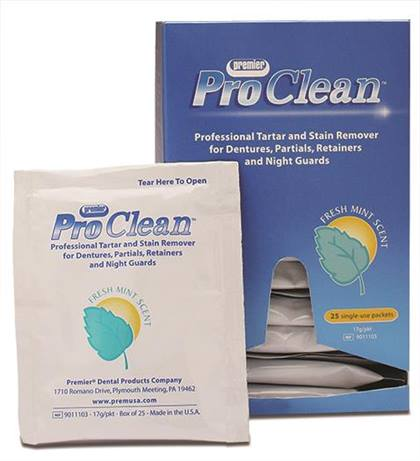 Pro Clean™ Tartar and Stain Remover Box of 25 thumbnail 3