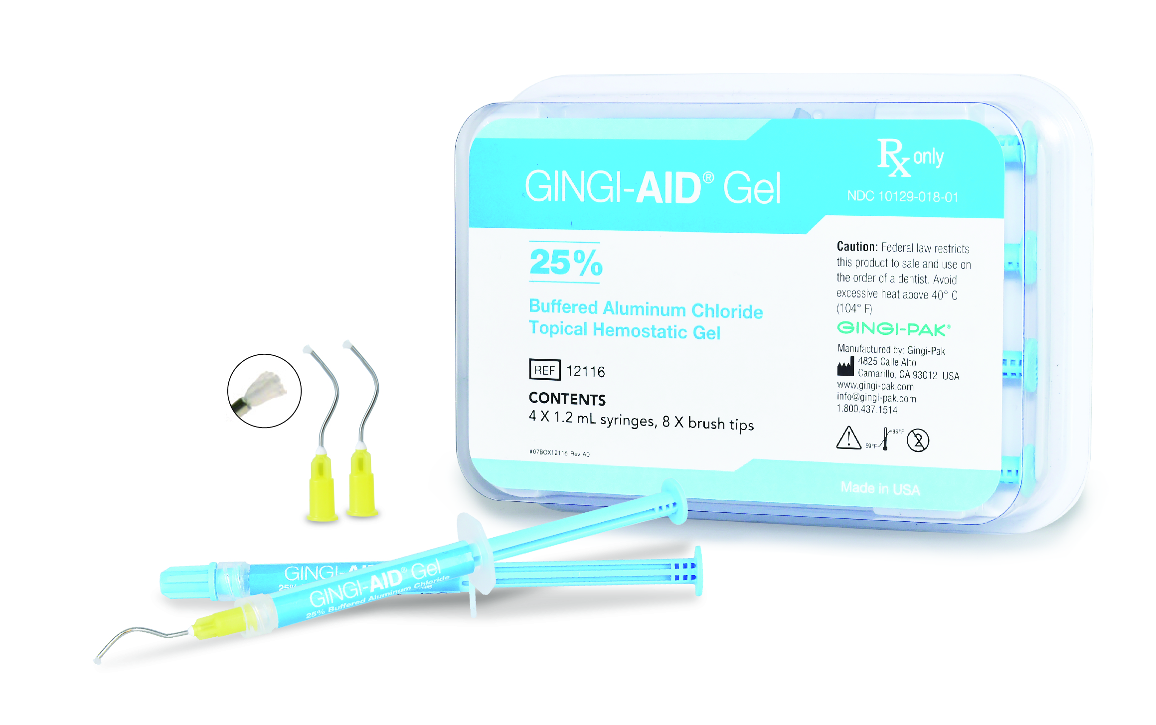 Gingi-Aid Hemostatic Gel Syringe 1.2mL x 4 thumbnail 6