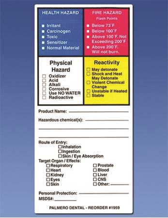 Hazardous Material Labels 2 ¼” x 4” Roll of 100 thumbnail 7