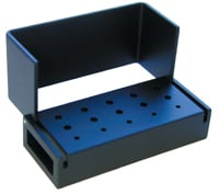 Bur Block Aluminum 15 Hole Black Ea image