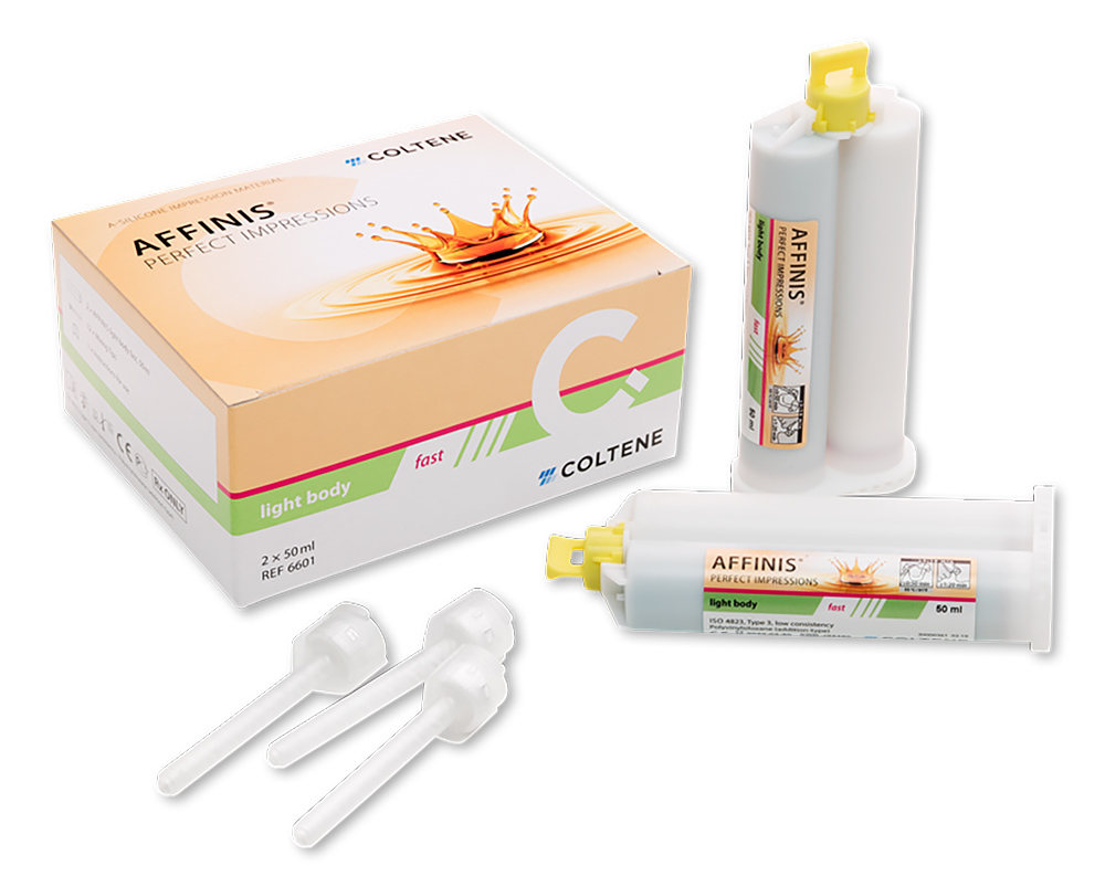 Affinis Wash A-Silicone Impression Material, Single Pack, Light Body, Fast Set, 50 ml, Light Blue, 2/Pk, C6601 thumbnail 8