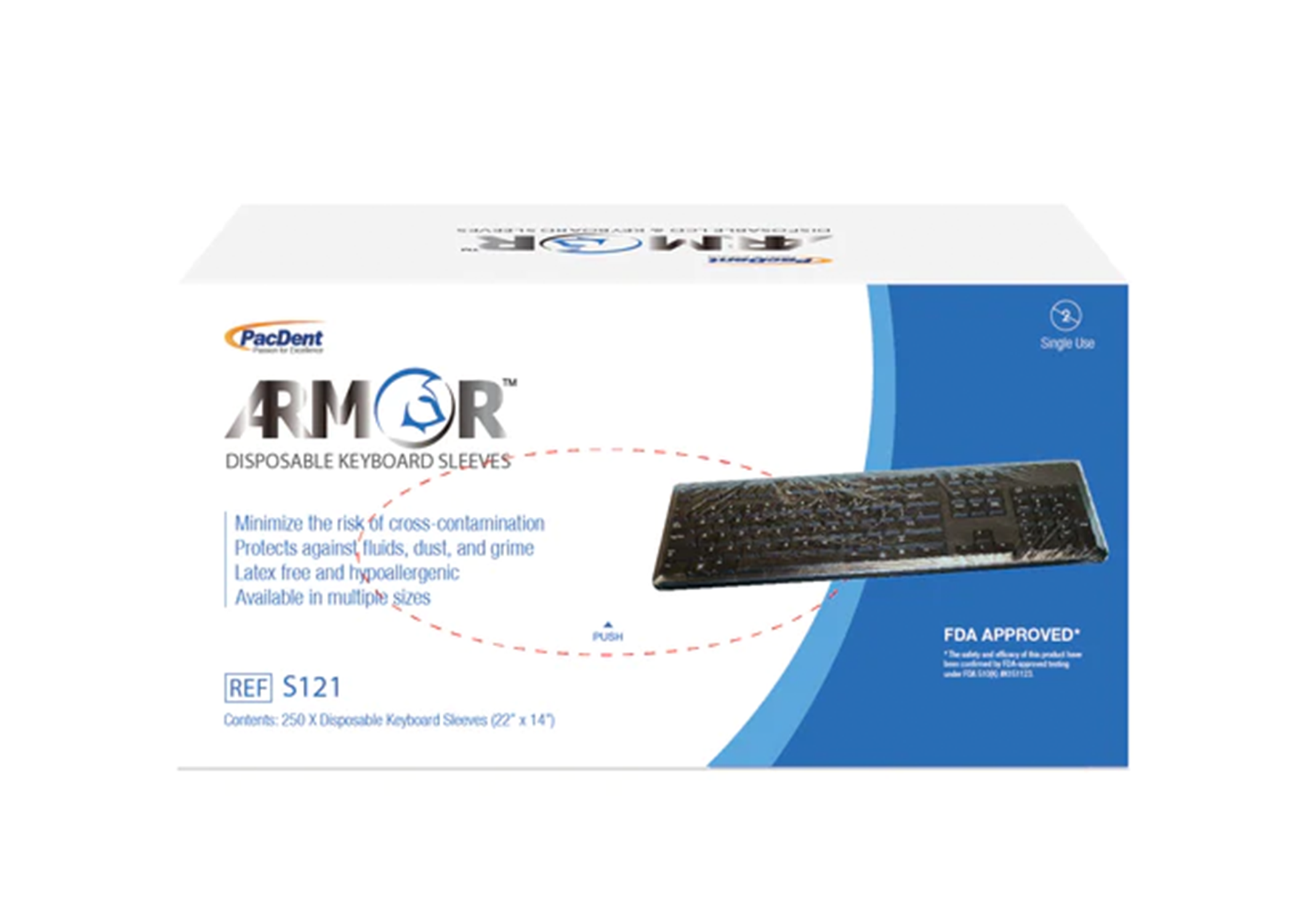 Pac-Dent - Keyboard Sleeves, 22X14 250/Bx thumbnail 13