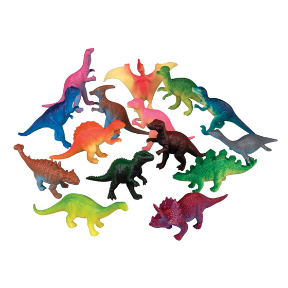 Toy Figurine Realistic Dinosaurs Assorted Colors 144/Bg thumbnail 3